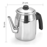 Bule Cha Cafe Aluminio