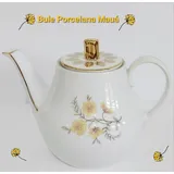 Bule Cha Porcelana Maua