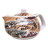 Bule Cha Porcelana Oriental