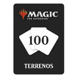 Bulk 100 Terrenos Básicos De Magic: The Gathering