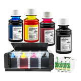 Bulk Ink P/ Epson Tx125 Tx135 Tx133 - Luxo + Kit Tinta Extra
