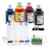 Bulk Ink Para Epson Tx420 Tx235 Tx320f + 4 Frascos De Tinta