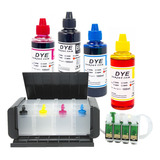 Bulk Ink Para Epson Tx620 Tx560 T42 - Luxo + 4 Tinta Blister