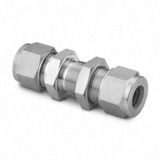 Bulkhead União Em Aço Inox 316 Conexão Dupla Anilha 1 8 Od