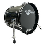 Bumbo 18 Polegadas De Bateria Spanking Black Sparkle