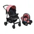 Burigotto Carrinho De Bebê Com Bebê Conforto Ecco, Rosa