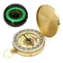 Bússola Retro Tipo Relógio De Bolso Vintage - Design Fosforescente Com Estrutura Em Metal Durável - Estilo Clássico E Preciso - Marca Lorben