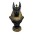 Busto Anúbis Estátua Wicca Altar Pagão Egípcio Resina 23cm