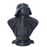 Busto Estatua Darth 25cm Vader Star Preto Wars, Escultura Decorativa 3d