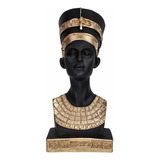 Busto Nefertiti Dourado Em