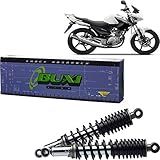 BUXI Amortecedor Cromado Buxi Gp7  Par  C Reg  Ybr 125 