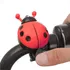 Buzina Campainha Desenho Infantil Joaninha Para Bicicleta Cor Vermelho
