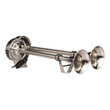 Buzina Elétrica Náutica Inox 2 Cornetas 12v Seachoice Barcos