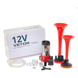 Buzina Eletropneumatica Carros Caminhao