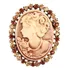 C Broches De Camafeu Vintage Estilo Antigo Para Mulheres,