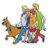 C&d Visionary Patch Scooby Doo The Gang, Vermelho, Verde, Azul, Laranja
