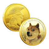 C Dogecoin Banhado A Moedas Comemorativas Doge Coin 2021 Lim