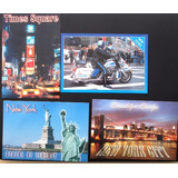 C0266 Cartão Postal Americano De Nova Iorque, 8 Diferentes,