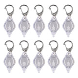 C10 Pçs Portátil Chaveiro Luz Tocha Mini Chaveiro Lanterna