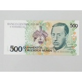  C209 Nota Antiga 500 Cruzados Novos/augusto Ruschi S/carimb