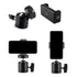 Cabeça De Bola + Suporte Celular Kit P/ Tripé Rosca 1/4 + Nf