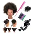 Cabeça De Boneca Manequim P Treino Cabelo 100  Natural Afro