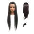 Cabeça De Treino Boneca Manequim Cabelo Orgânico + Suporte