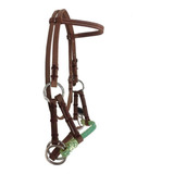 Cabeçada Side Pull De Couro Boots Horse