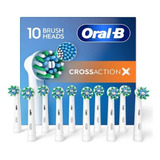 Cabeças De Escova Oral B Cross Action 10 Ct