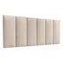 Cabeceira Cama Queen Veludo Quarto Decoração Kit 8 Placas