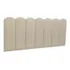 Cabeceira Casal Linho 140x60 Cama Box Modulada Nuvem Cor Linho Cru