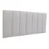 Cabeceira Casal Modulada Reta Cama Box 140 Cm X 60 Cm Cor Linho Gelo