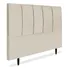 Cabeceira De Cama Casal Luna Slim 1 40cm Suede Bege
