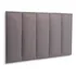 Cabeceira Solteiro Estofada Cama Box Modulada Cinza 6 Cores
