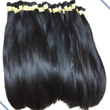 Cabelo Humano Mega Hair Brasileiro Liso 60/65 - 100 Gramas