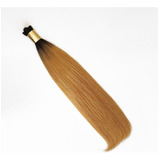 Cabelo Loiro Dourado Liso Ombré Hair 65cm 100gr