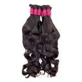 Cabelo Ondulado 70/75cm Humano Natural 150 Gramas Megahair