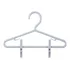 Cabide Bebê/infantil Cinza C/presilha Ref 4615 28cm - 25 Pçs