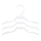 Cabide Bebe Triplo Transparente