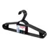 Cabide P/ Roupas Adulto 40cm Resistente Sanremo 3un. Preto