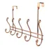 Cabide Suporte De Porta Com 5 Ganchos Luxo Rose Gold Forte