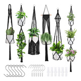 Cabides De Plantas  Pacote Com 6 Plantadores Suspensos Para