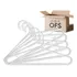 Cabides Ofs Onlyforshop Tradicional Para Blusas Kit De 50 Unidades Cor Transparente