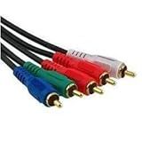 Cable Builders Cabo De Vídeo Componente De 1,8 M Com áudio Rgb Vermelho, Verde, Azul, Branco, Vermelho