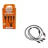 Cabo 3 Ponta Tripla Usb De Carregamento Kaidi Kd-30 Cor Preto
