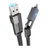 Cabo 4x1 Hrebos Turbo 60w Dados Usb Compatível C-lightning  