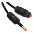 Cabo Óptico Áudio Digital Mini Toslink 3,5mm Spdif 2 Metros