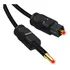 Cabo Óptico Áudio Digital Mini Toslink 3,5mm Spdif 3 Metros
