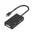 Cabo Adaptador 3x1 Mini Display Port Hdmi Thunderbol Dvi Vga