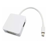 Cabo Adaptador 3x1 Mini Display Port/thunderbolt Hdmi/dvi/dp